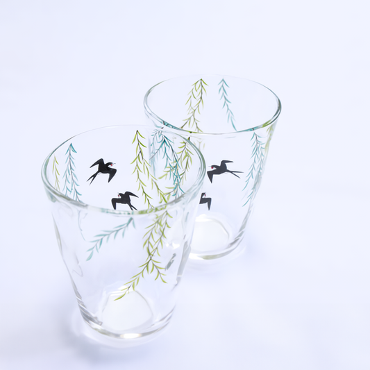 Set of 2 Swallow Tumblers