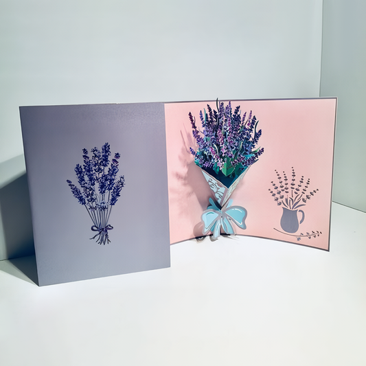 Lavender message card